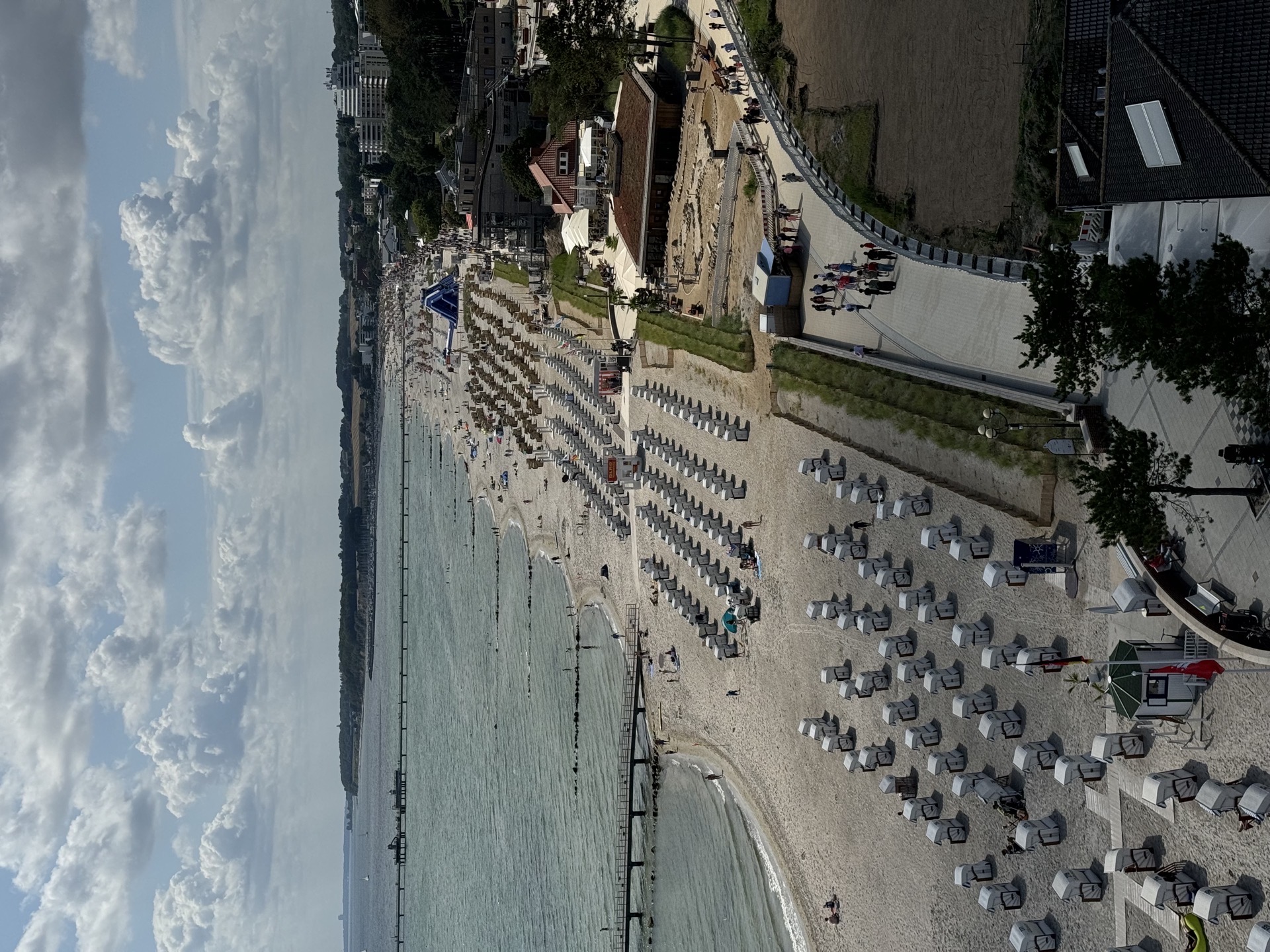 Luftaufnahme von Grömitz und dem Strand