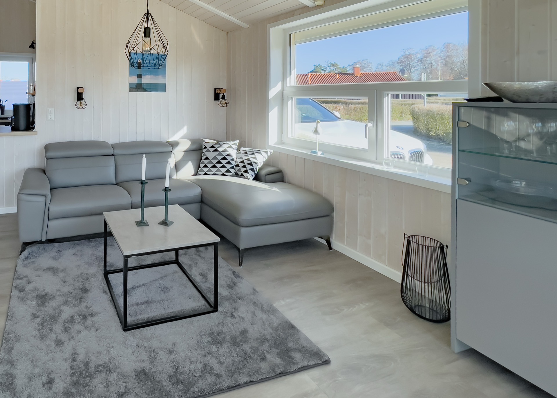 Dusche im oberen Bad