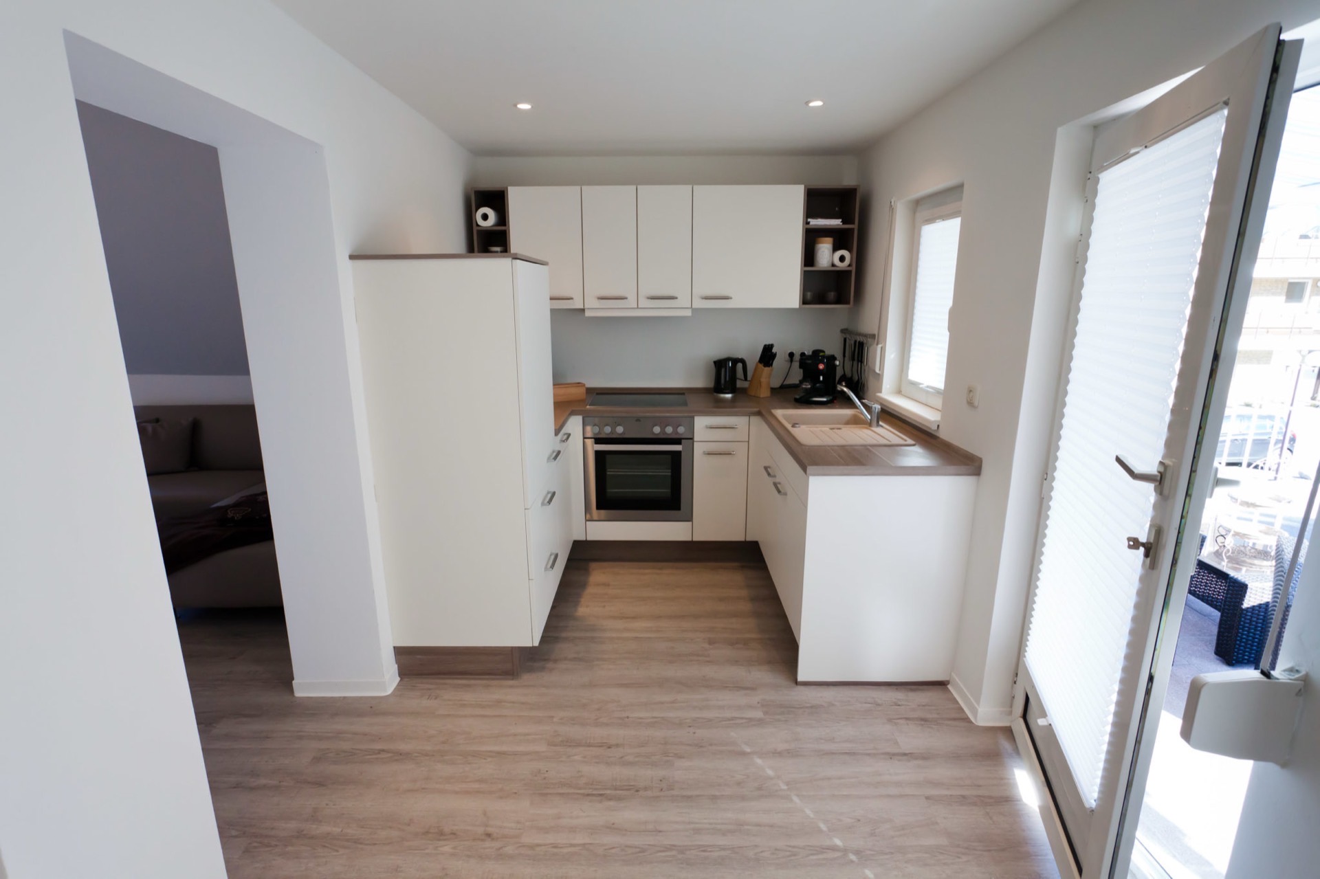 Zweites Schlafzimmer mit Doppelbett