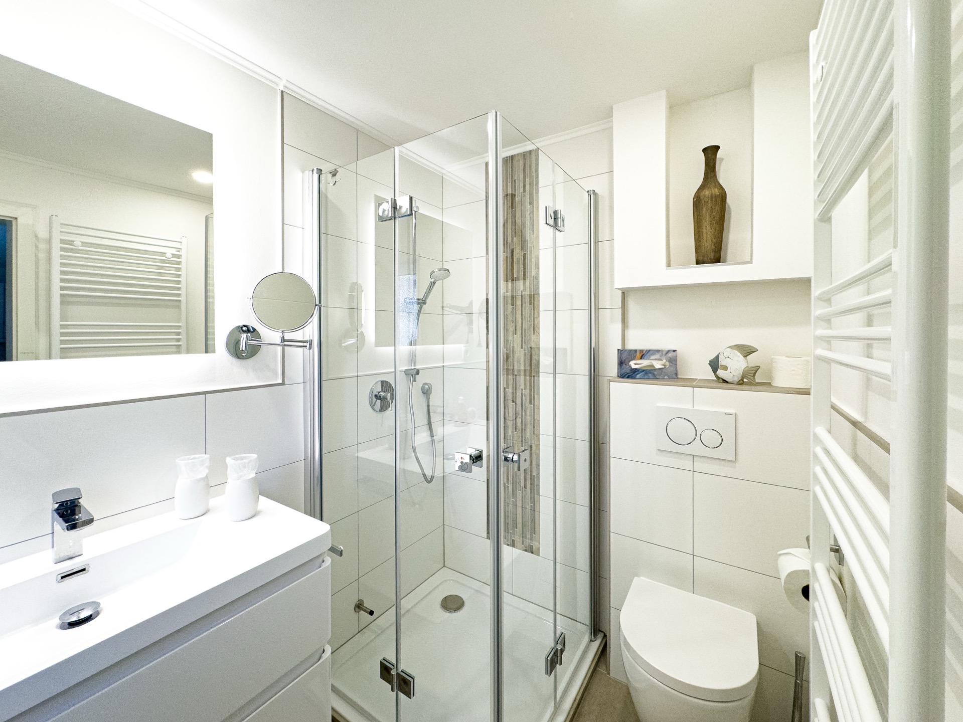 Detailansicht des Badezimmers