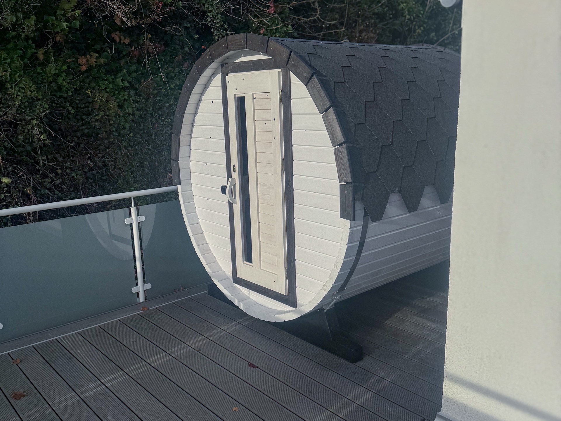 Private Sauna in der Ferienwohnung Seeblick